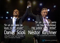 Scioli y Kirchner